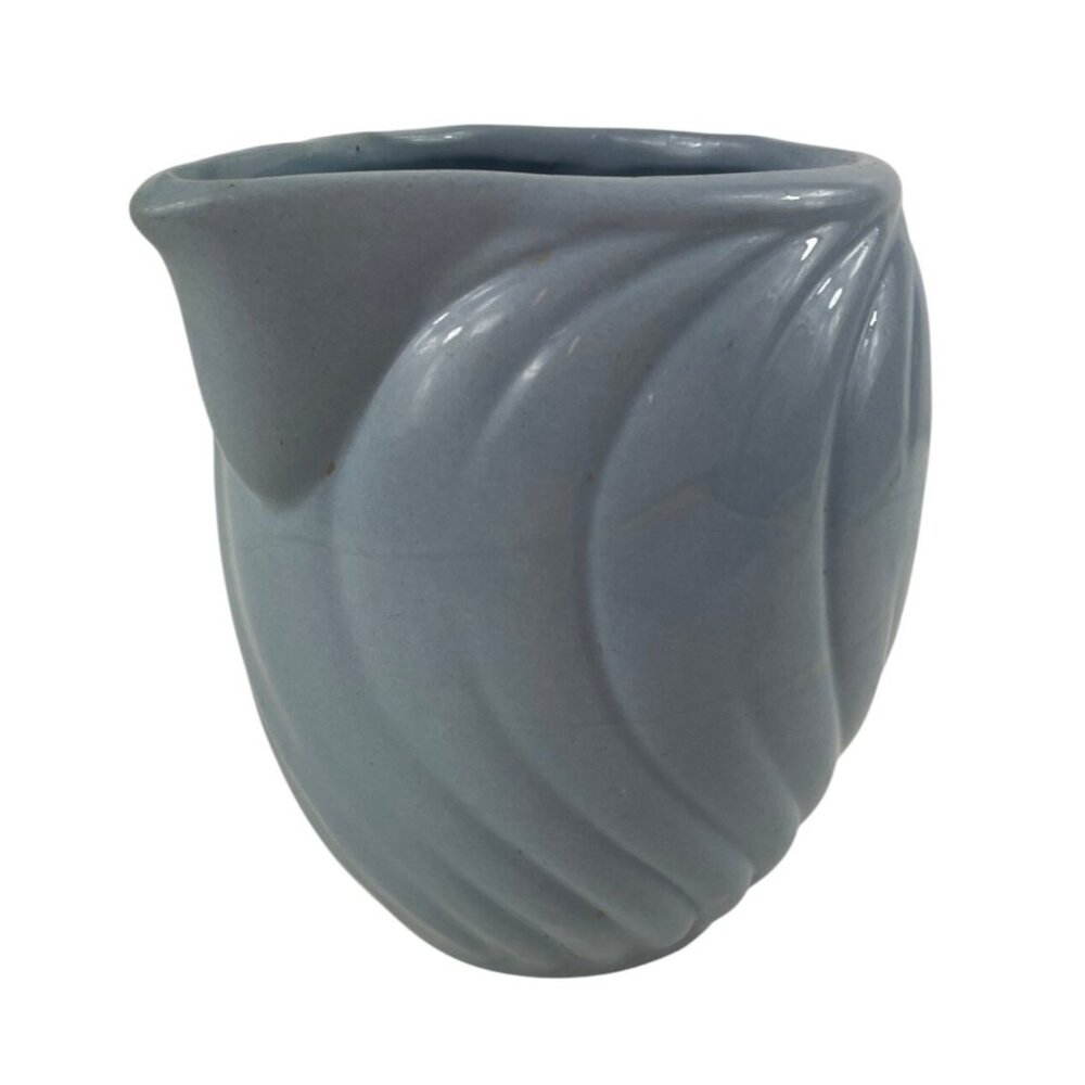 Vintage Blue Swirl Art Deco Ceramic Water Juice Pitcher - Picture 5 of 12